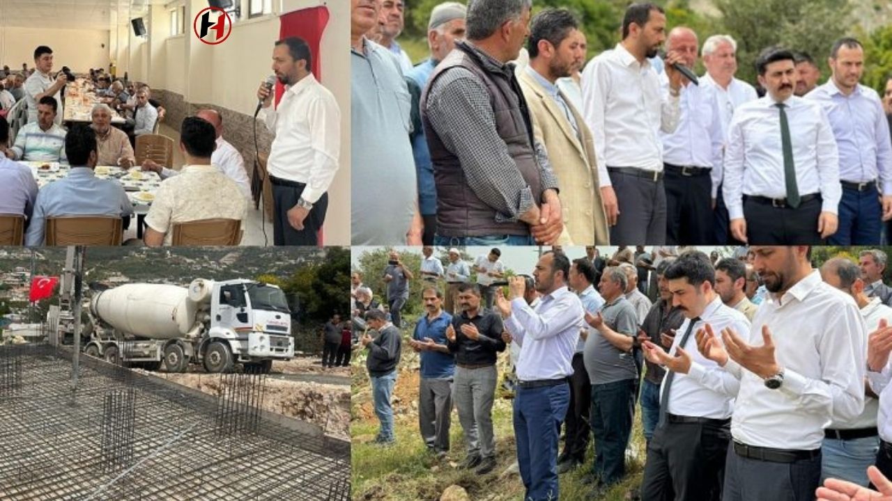 Yayladağı Belediye Başkanı Mehmet Yalçın, Şenköy Mahallesinde 4-6 Yaş Kur'an Kursu Temelini Attı