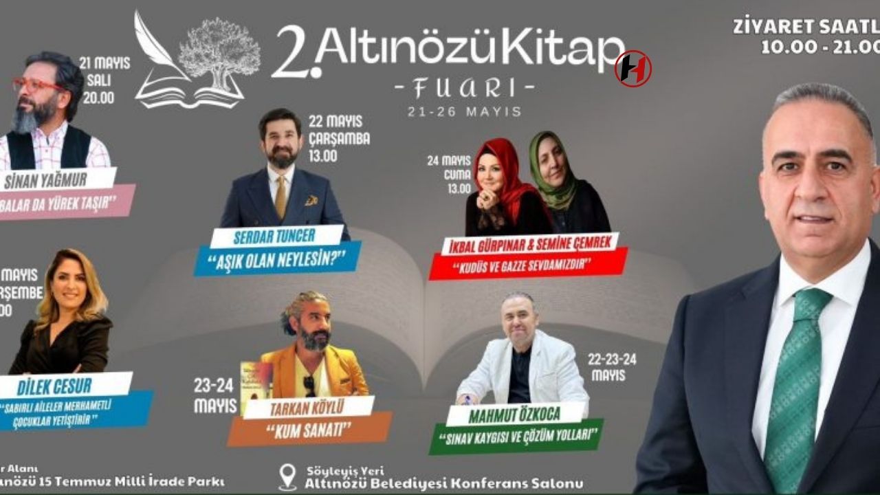 Altınözü 2. Kitap Fuarı Kapılarını Açıyor! Kitapseverler Buluşmaya Hazır Mı?