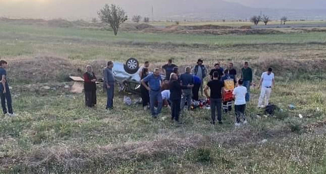 Antalya’da otomobil takla attı: 2 ölü, 3 yaralı