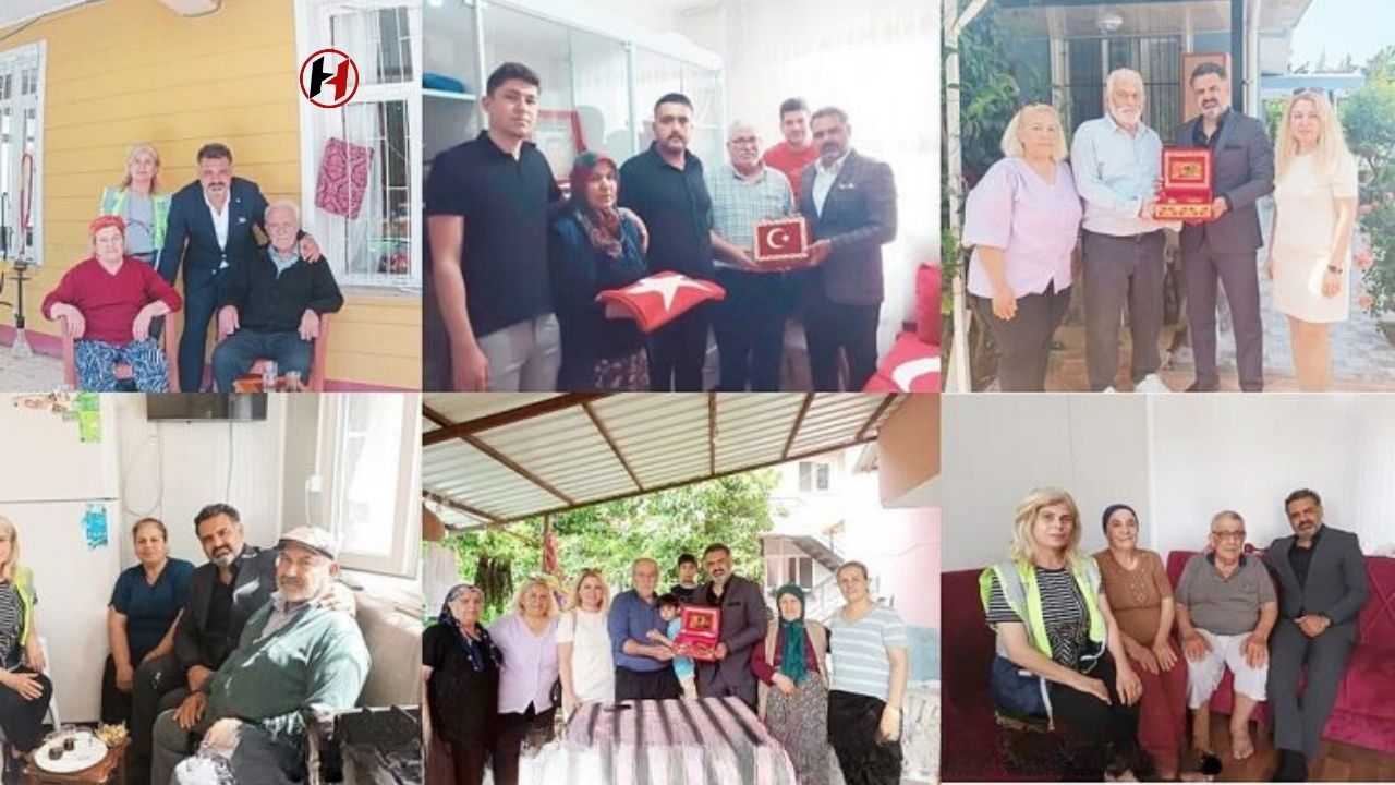 Hatay Büyükşehir Belediyesi Şehit Ailelerini Ziyaret Etti, Desteklerini Vurguladı