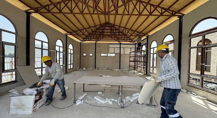 Depremlerin yıkıma neden olduğu Antakya'da, bölgenin tescilli lezzetlerini bir araya getirecek olan Hatay Lezzetleri Çarşısı'nda sona yaklaşıldı. 