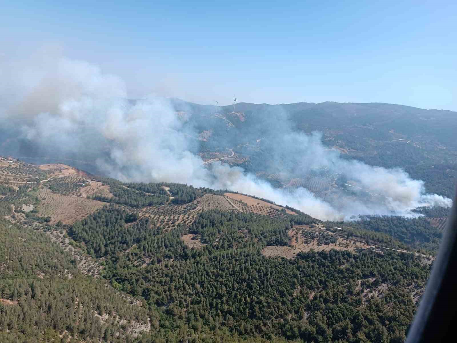 Hatay’da orman yangını! Havadan ve karadan müdahale...