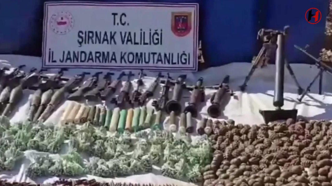 Şırnak’ta Terör Örgütüne Ağır Darbe: Mühimmat Deposu İmha Edildi