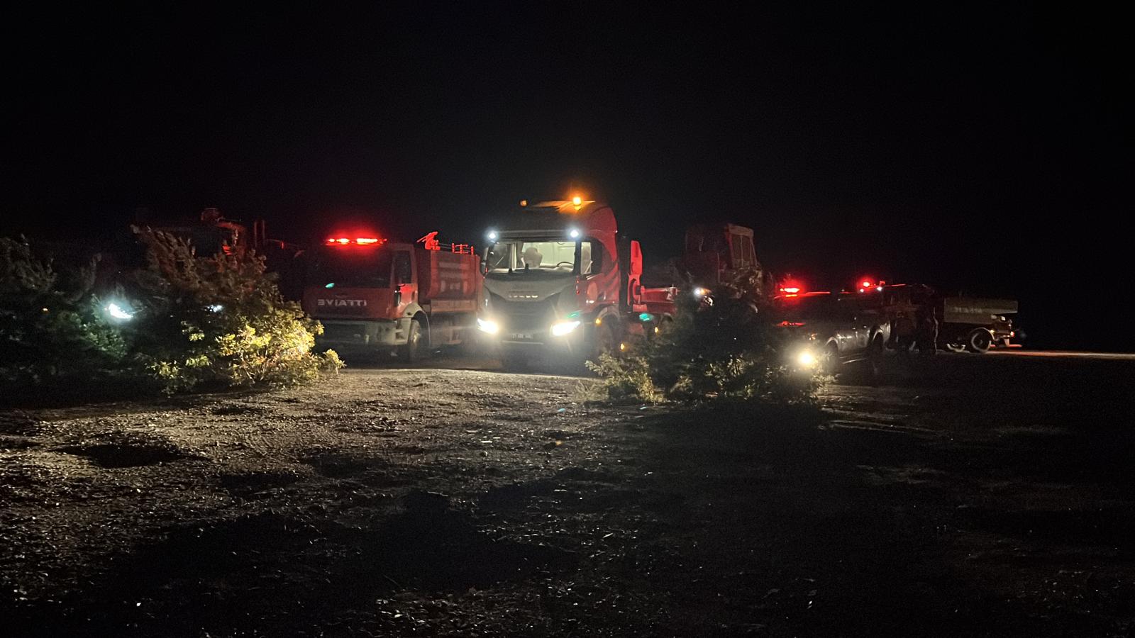 Hatay'ın Belen ilçesi Kömürçukuru Mahallesi'nde çıkan orman yangını, itfaiye, AFAD ve orman ekiplerinin ortak çalışmasıyla kontrol altına alındı.