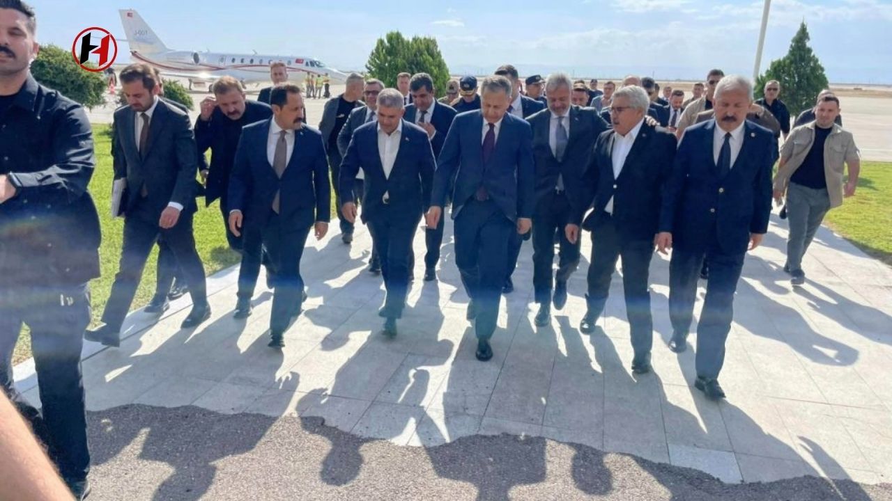 İçişleri Bakanı Ali Yerlikaya Hatay’da İncelemelerde Bulundu