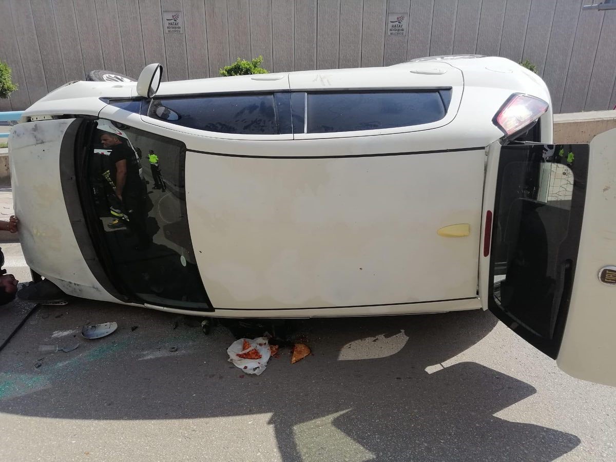 İskenderun’da trafik kazası: 1 yaralı