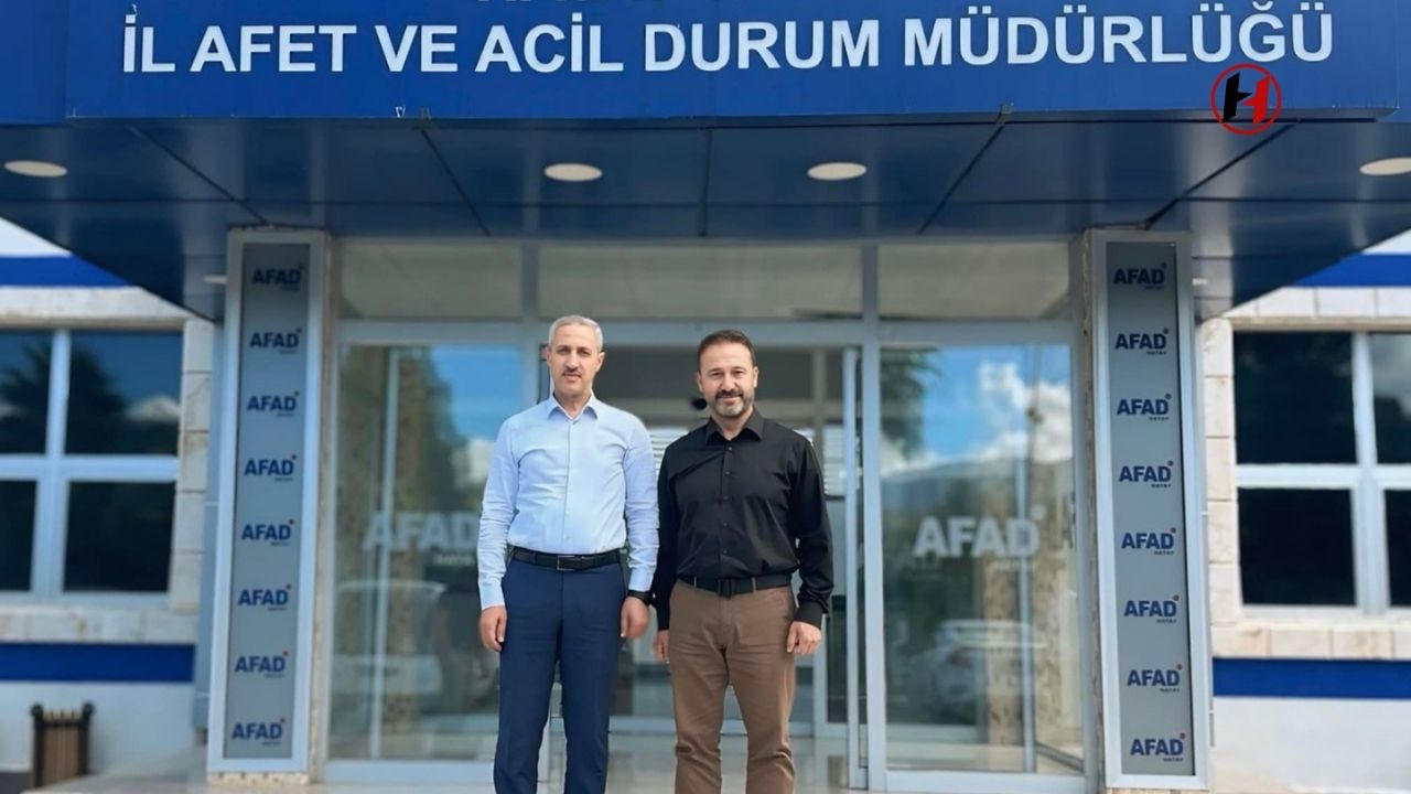 MKÜ Rektörü Prof. Dr. Veysel Eren, AFAD İl Müdürü Bayındır’ı Ziyaret Etti