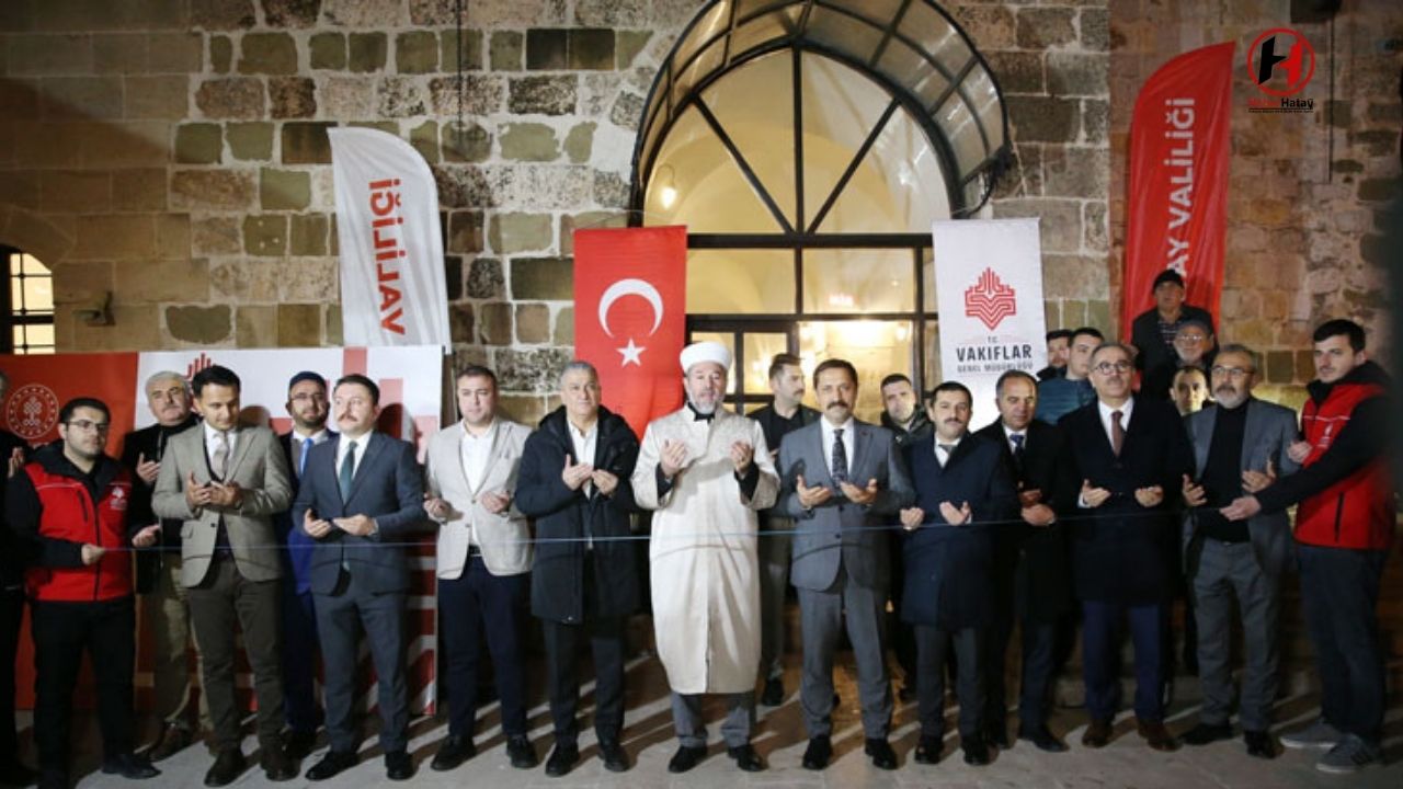 Belen'deki Tarihi Camii, Regaip Kandili'nde Yeniden İbadete Başladı