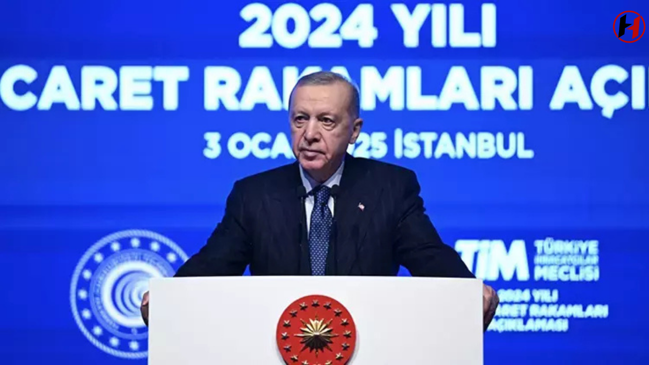 Cumhurbaşkanı Erdoğan: "2024 Yılı İhracatında Cumhuriyet Tarihi Rekoru Kırıldı"