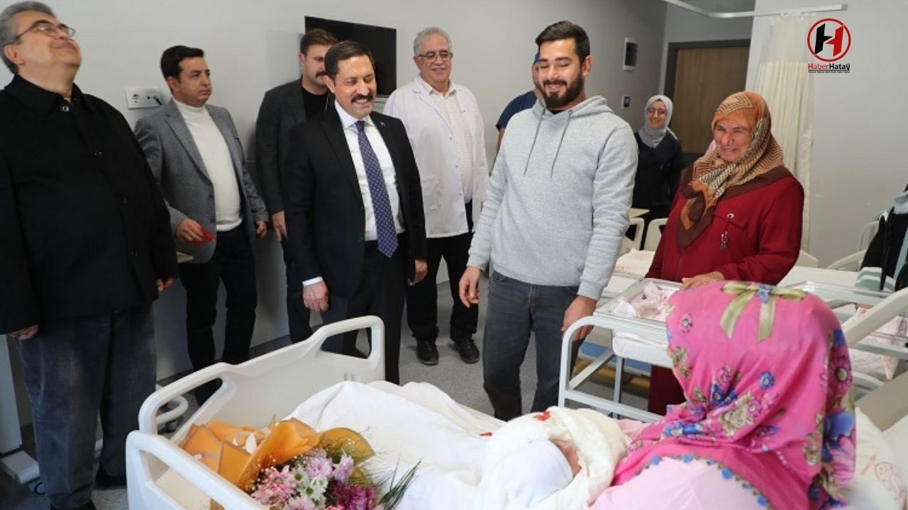 Hatay’da Yeni Yılın İlk Bebeğine Vali Masatlı’dan Anlamlı Ziyaret