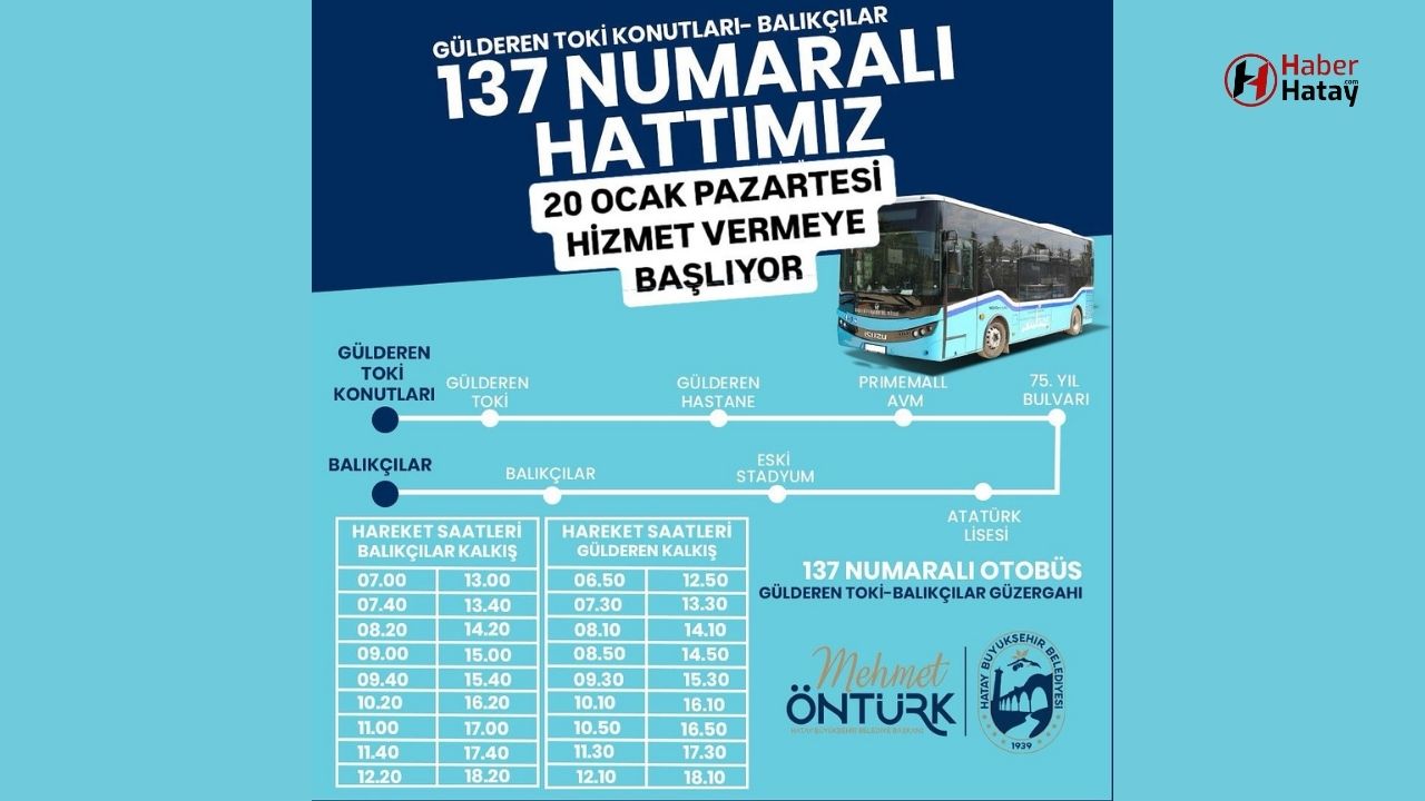 Hatay Ulaşımında Devrim! Yeni Hatlar Geliyor!