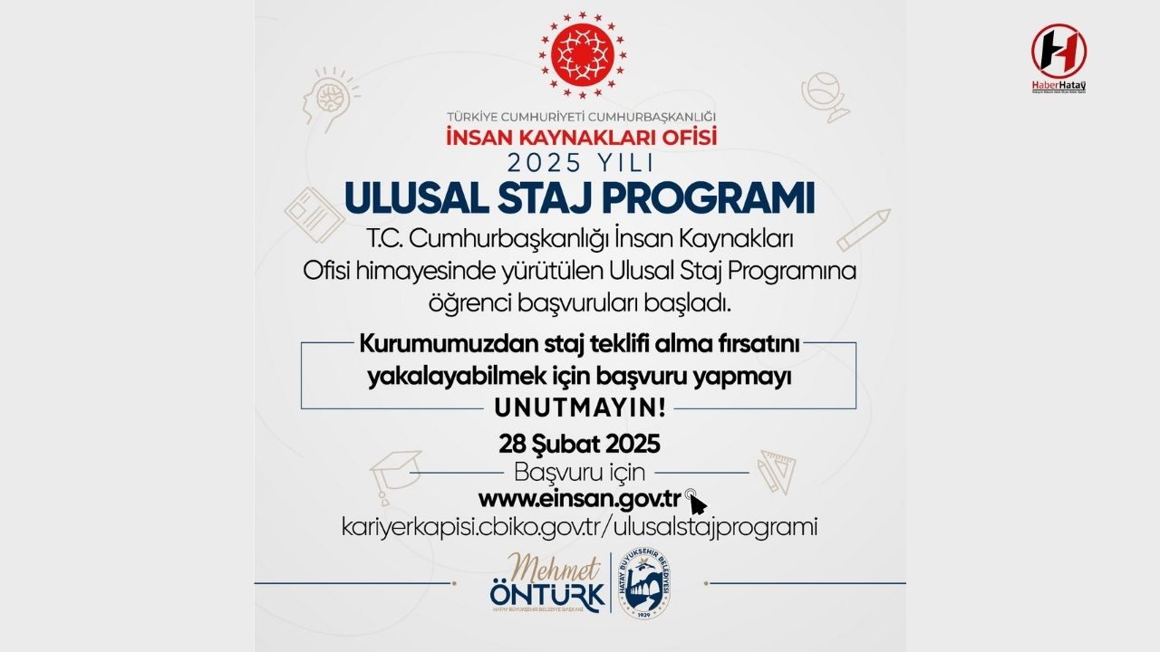 HBB, Öğrenciler İçin 2025 Ulusal Staj Programı Başvurularını Başlattı