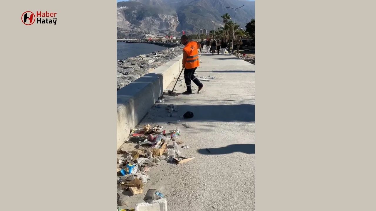 Sahil mi Çöplük mü? İskenderun'da Şok Eden Manzara!