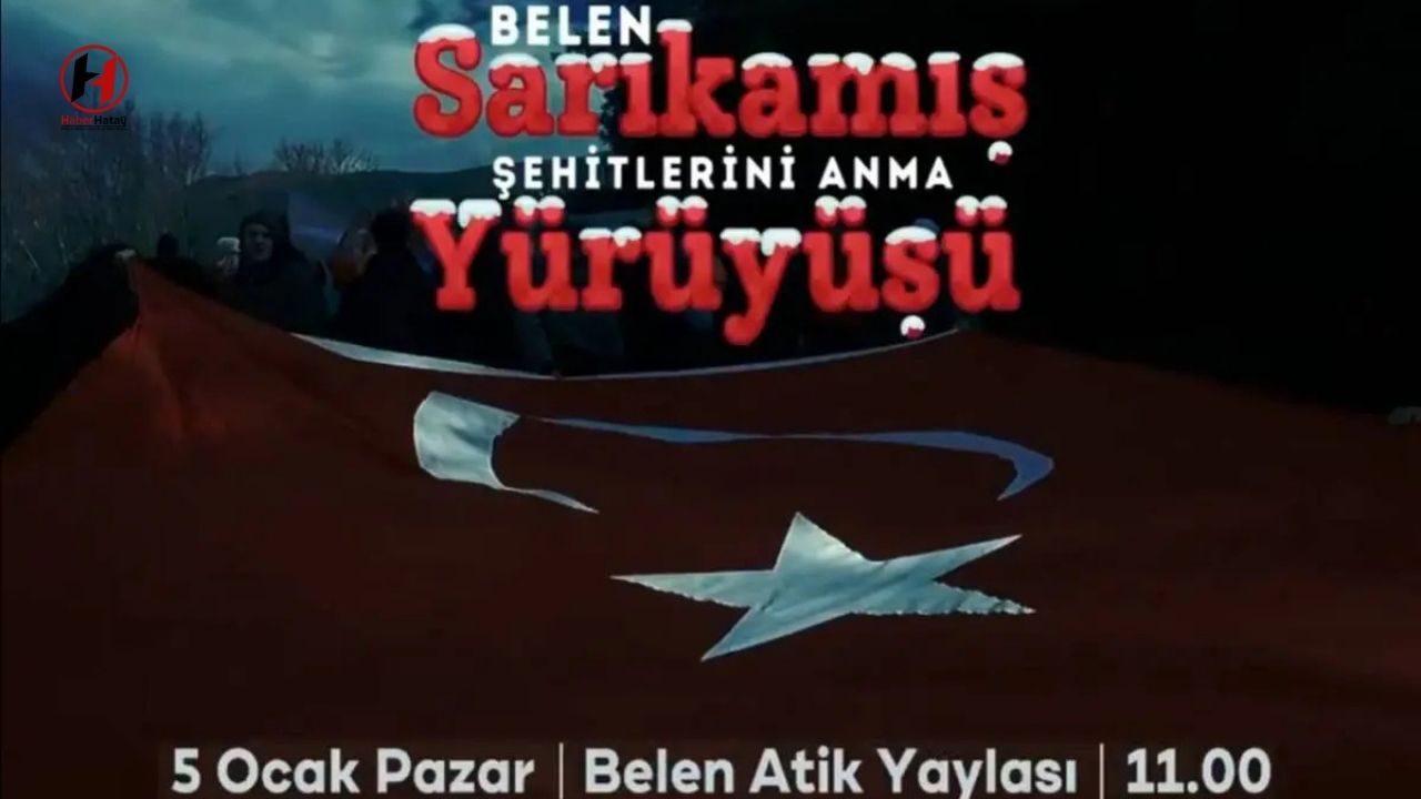 Sarıkamış Şehitleri Belen'de Anılacak