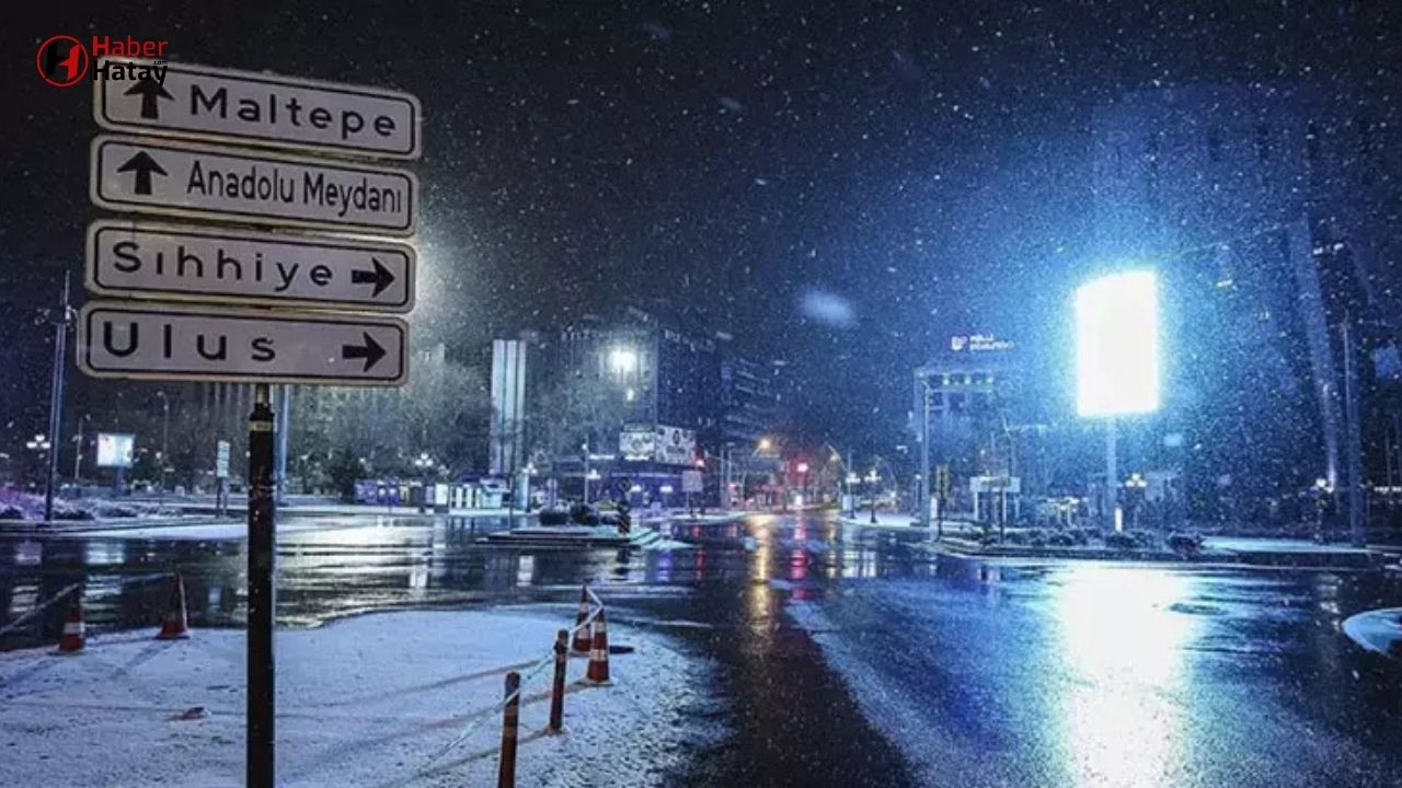 Ankara'da Kar Tatili Kapıda mı? Valilikten Açıklama Bekleniyor!
