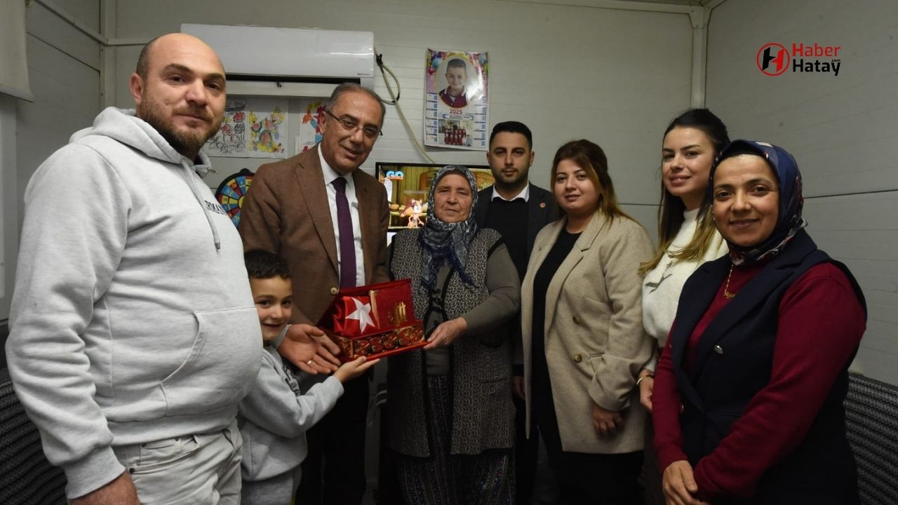 Antakya Başkanı Yapar’dan Küçük Murat’a Anlamlı Ziyaret! Neşesi Umut Oldu