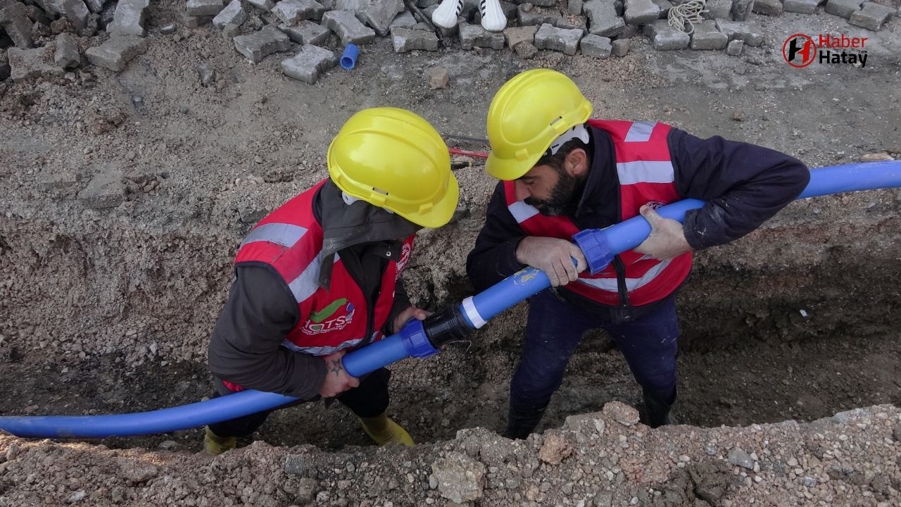 HATSU’dan Defne’de Önemli Altyapı Hamlesi! 300 Metrelik Hat Tamamlandı