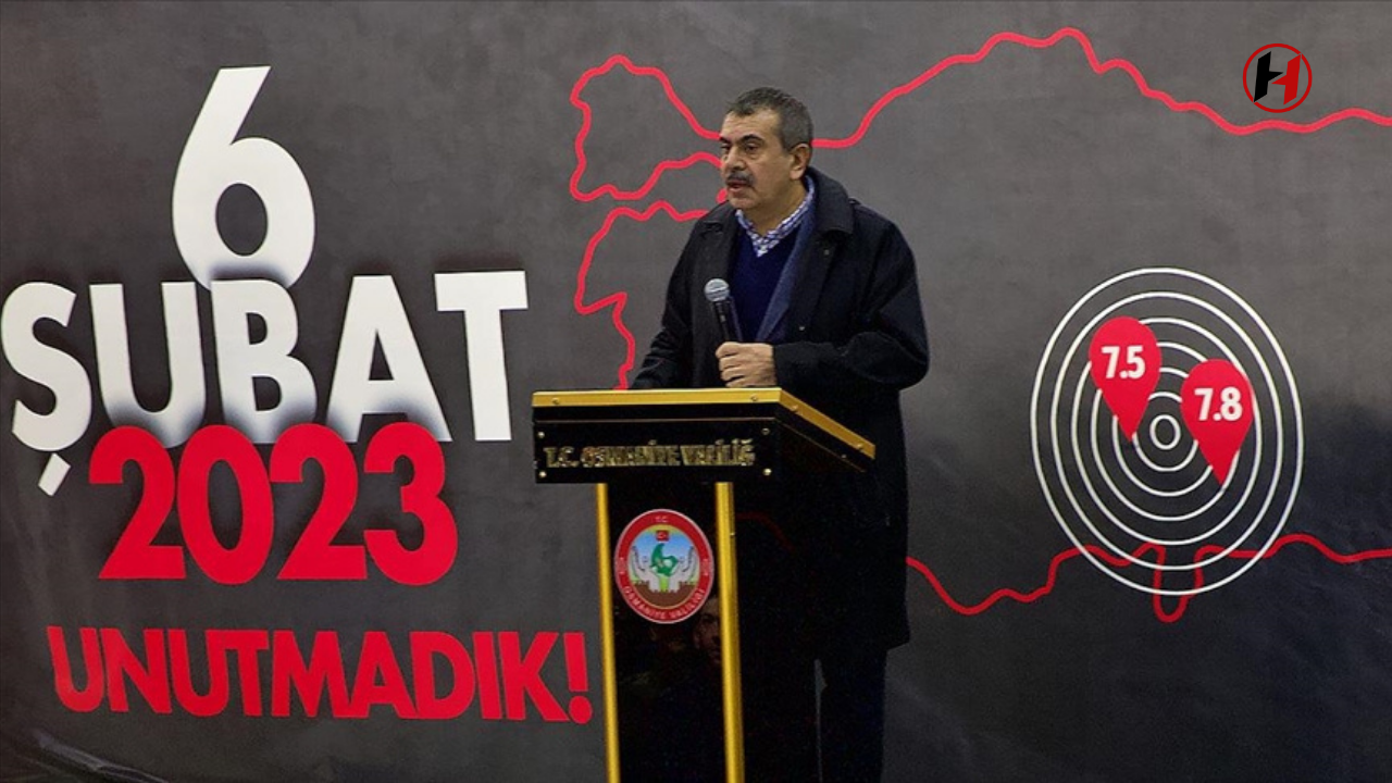MEB Bakanı Tekin: "Deprem Bölgesinde 24 Bin Yeni Derslik Kazandırılacak"